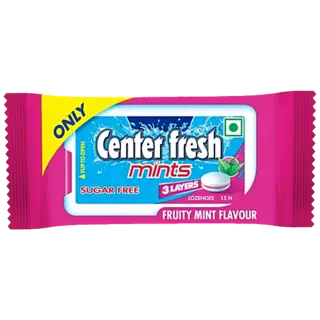 Center Fresh Mints - Fruity Mint Flavour, Sugar Free