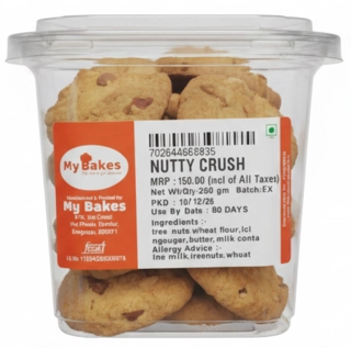 My Bakes Nutty Crush Biscuits
