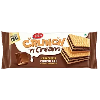 Tiffany Crunch n Cream Chocolate Flavoured Cream Wafers