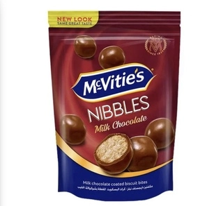 Mcvities Biscuits Nibbles Milk Chocolate Bites