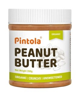 Pintola Organic Unsweetened Peanut Butter Crunchy