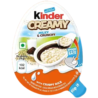 Kinder Creamy Milky & Crunchy With Crispy Rice