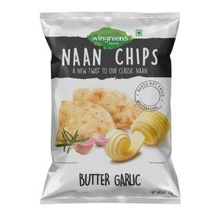 Wingreens Farms Butter garlic Naan Chips