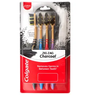 Colgate Zig Zag Charcoal Soft Toothbrush