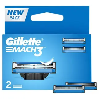 Gillette Mach 3 Manual Shaving Razor Blades 