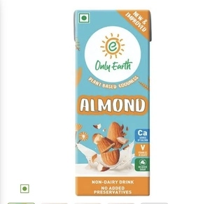 Only Earth Almond Drink Unsweetened Lactose-Free Milk