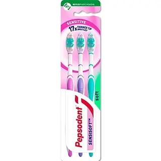 Pepsodent Sensisoft Soft Bristles Toothbrush