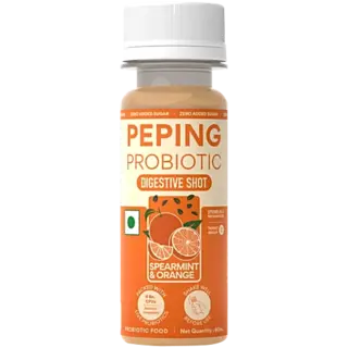 Peping Spearmint & Orange Probiotic Digestive Shot