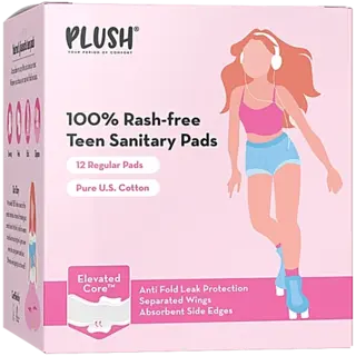 Plush Teen Cotton Sanitary Pads