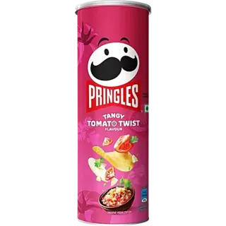 Pringles Tangy Tomato Twist Flavour Potato Crisps