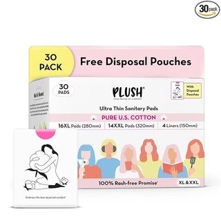 Plush Ultra-Thin Sanitary Napkins for Women