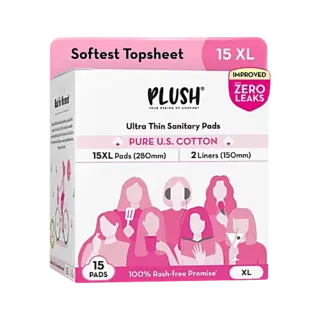 Plush Ultra Thin Sanitary Pads XL