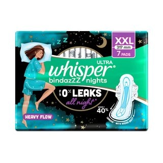 Whisper Bindazzz Nights XXL Sanitary Pads