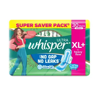 Whisper Ultra Sanitary Pads  Xl Plus