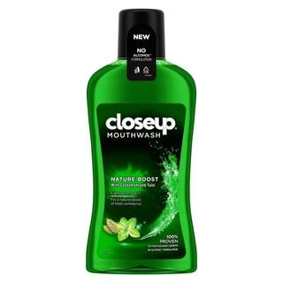 Closeup Nature Boost Mouthwash