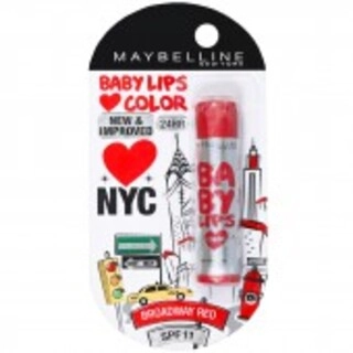 Maybelline Baby Lips Color Spf 11 Lip Balm Broadway Red