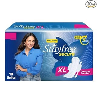 Stayfree Secure XL Cottony Comfort Sanitary napkins