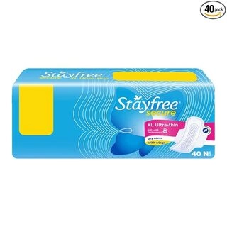 Stayfree Secure Ultra Thin Dry Cover Sanitary Pads XL