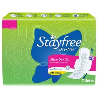 Stayfree Sanitary Pads Dry Max Ultra Dry with Wings
