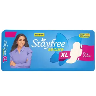 Stayfree Secure Dry Cover Sanitary Pads Xl
