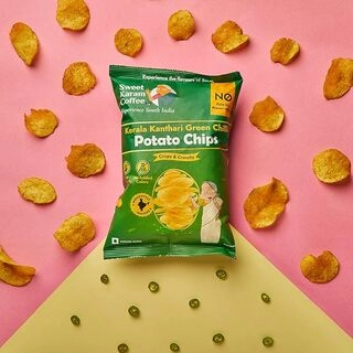 Sweet Karam Coffee Potato Chips