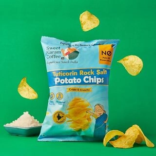 Sweet Karam Coffee Potato Chips Tuticorin Rock Salt Flavor
