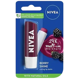 Nivea Caring Lip Balm Berry Shine