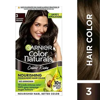 Garnier Color Naturals 3 Darkest Brown