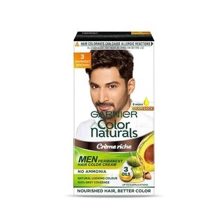 Garnier Hair Colouring Creme Naturals Men Darkest Brown