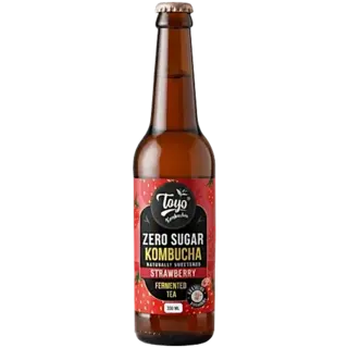 Toyo Kombucha Zero Sugar Strawberry Fermented Tea