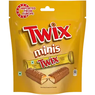 Twix Minis Cookie Caramel Chocolate Pack