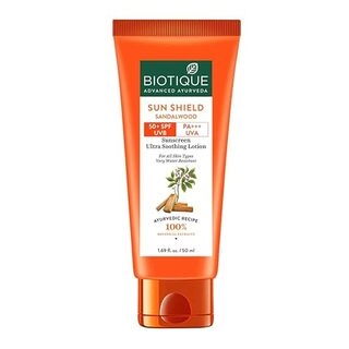 Biotique Sandalwood Sunscreen Ultra Soothing Face Lotion SPF 50 Plus