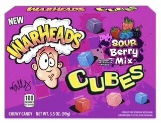 Warheads Cubes Sour Berry Mix