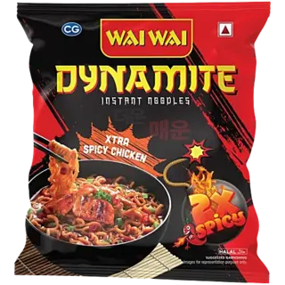 Wai Wai Dynamite Xtra Spicy Chicken Instant Noodles