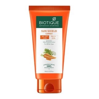 Biotique Carrot Face & Body Sun Lotion SPF 40