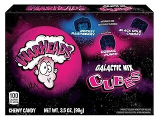 Warheads Cubes Sour Galactic Mix