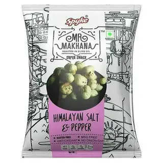 Mr Makhana Himalayan Salt & Pepper Popped Lotus Seeds