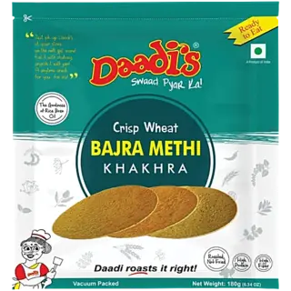 Daadis Bajra Methi Khakhra