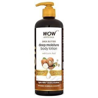 Wow Skin Science Shea Butter With Lactic Acid Body Lotion