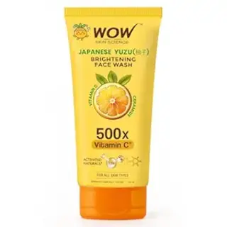 WOW Japanese Yuzu + Vitamin C with Ceramide Brightening Face Wash