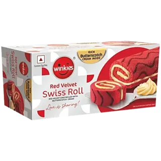 Winkies Red Velvet Swiss Roll