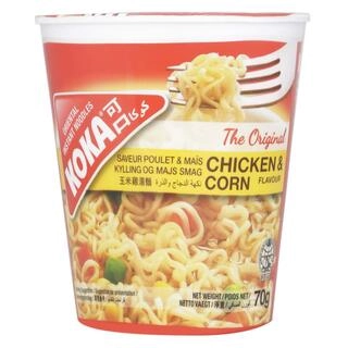Koka Instant Cup Noodles Chicken and Corn