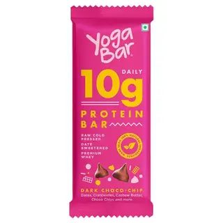 Yogabar Protein Dark Chocolate and Cranberry Bar