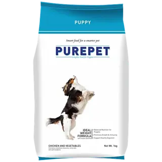 Purepet Chicken & Vegetable Puppy Dog Dry Food