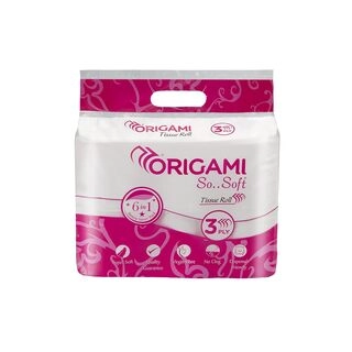 Origami So Soft Tissue Roll 6 in 1 3 Ply