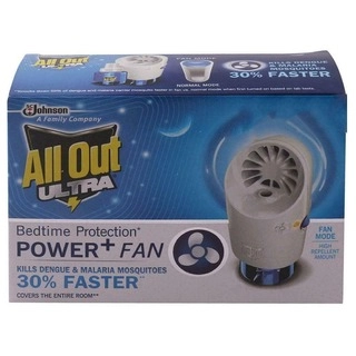 All Out Ultra Power Plus Fan Mosquito Repellent Machine Plus Refill