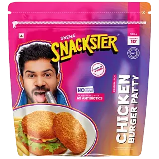 Sneha Snackster Chicken Burger Patty