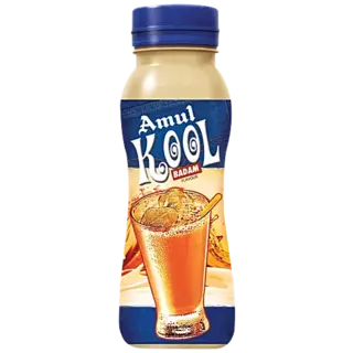 Amul Kool Milk Shaake Badam Flavour