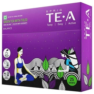 Sprig Tulsi Green Tea Bags 