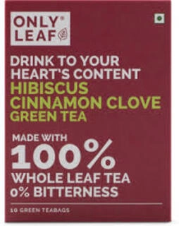 Only Leaf Hibiscus Cinnamon Clove Green Tea